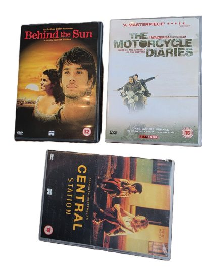 Set of Three DVDs from Walter Salles. The Motocycle Diaries, Central Station & Behind the Sun. One has Extras. PAL/Region 2 (UK)