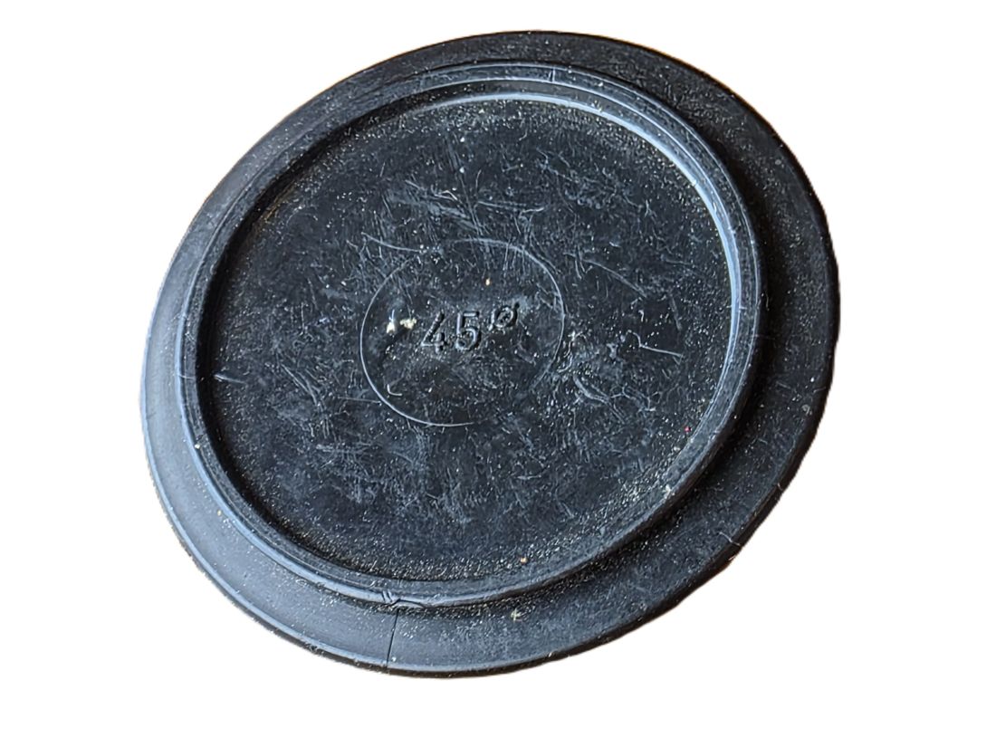 20260612-115 Leica 45mm Push-on black plastic cap for use with the reversed Summilux lens hood (12586) Leica M lens hood