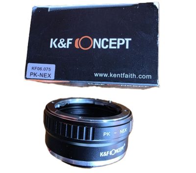 K&F Concept PK-NEX mount adapter for using Pentax PK lenses on Sony NEX Cameras + makers Box