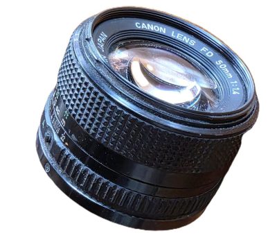 Canon 50mm f1.4 manual focus FD mount lens