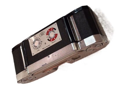 Zeiss Ikon Contarex 35mm Magazine Back, chrome. With dark slide