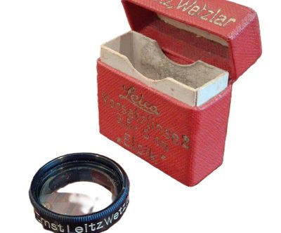 Leitz screw-in Close-Up lens *2 (ELPIK) for the 5cm f3.5 Elmar L39 Lenses + Leitz Red Box